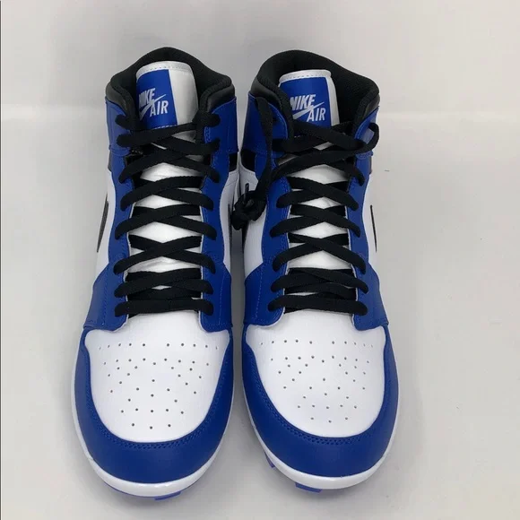 Air Jordan 1 Retro MCS Baseball Cleats Game Royal Black AV5353-411 - Size 11 - Picture 10 of 14